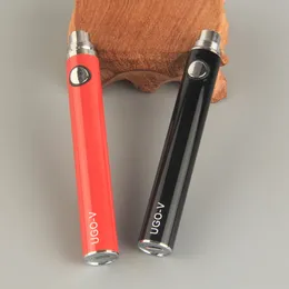 UGO V Ego Pilinden Geçişi Miro USB Alt Şarj 510 Konu Evod 650mAh 900mAh ECIG Piller Boş Vape Kalem Kartuşları için