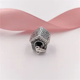 Andy Jewel autêntico 925 SERLING SLATER MIÇÕES Spring Bird House Charms Se encaixa no colar de pulseiras de joias de estilo Pandora europeias 797045