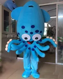 2018 Hot sale EVA Material Blue fish Mascot Costumes Cartoon Apparel Birthday party Masquerade