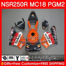 Karosserie Repsol blau für HONDA NSR 250 R MC18 PGM2 NSR 250R NS250 NSR250R 88 89 78HM.22 MC16 NSR250 R RR NSR250RR 1988 1989 88 89 Verkleidungsset