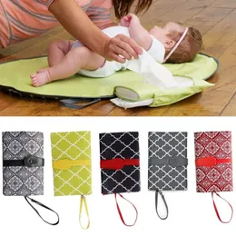 Waterproof Baby Diaper Pad Bags Mummy Portable Foldable Infant Nappy Nursing Bag Changing Change Pad Clutch Mat Handbag
