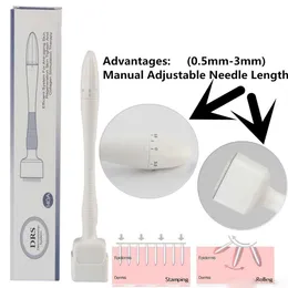 DRS Adjustable Microneedle Stamp 140 Pins Microneedle Roller 0.5-3MM Skin Care Micro needle Roller System