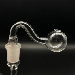 Glas oljebrännare rör tjockt glas pyrex oljebrännare rör för rökning tobak klart glas rör vattenrör billig handrör hookahs