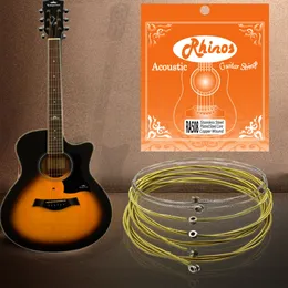 Acoustic Guitar String Set Stainless Steel and Steel Core with Coated Copper Wound - RA508L