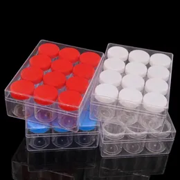 20g Capacity Plastic Storage Box Nail Art Cosmetic Bead Gems jewelry Case Bottle Pot make up jar fast shipping F20173292