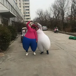 Customizable Color Fat Inflatable Costume, Adult Size Airblown Suit