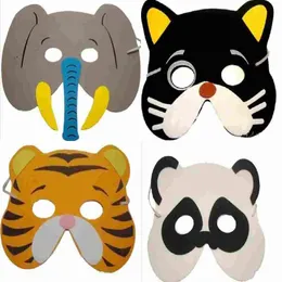 Halloween Maske Geburtstag Party Supplies EVA Schaum Tier Masken Cartoon Kinder Party Dress Up Kostüm Zoo Jungle Maske Party Dekoration