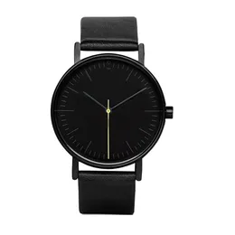 Nya mode Nya mäns Simple Style Herr Women Quartz Stock Watch Reloj Hombre Fashion Men armbandsur Relogio Masculino Casual282h