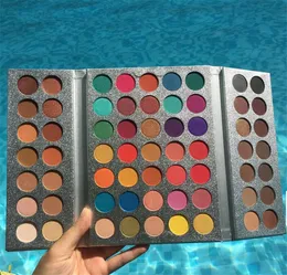 I lager !! Hot Makeup Beauty Glaserade 63 Färger Ögonskugga Palett Gorgeous Me Eyeshadow Tray Eye Kosmetika Toppkvalitet DHL Shipping