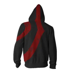 Nen God Of War Cosplay Costume Kratos Hoodie 3D Print Hooded