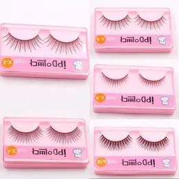 X-16 Hand Made 3D Lashes Natural Thick False Fake Eyelashes Eye Lashes Makeup Extensions Individual Eyelashes High Quality