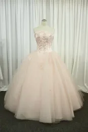 2020 Nowa suknia kulowa Quinceanera Sukienki Kryształy przez 15 lat Sweet 16 Plus Size Pageant Prom Party Gown QC1056