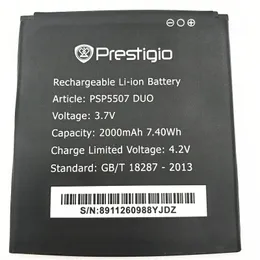 Högkapacitetsbatteri för Prestigio Multiphone PSP5507 Duo 5507 Uppladdningsbart batteri Högkvalitativ fri frakt