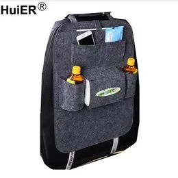 Huier 1pc Car-Styling Bilstolsöverdrag Auto Car Back Seat Boot Organizer Multi-Pocket Storage Container Stowing Tiding Seat Cover