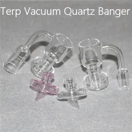 Set di articoli vari Terp Slurper Banger Carb Cap Vacuum Quartz Bangers 10mm 14mm 18mm Chiodo senza cupola per bong in vetro