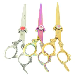 6.0 Inch Meisha Professional Hairdresser's Cutting Scissors Japanese Steel 440C Salon Hair Thinning Shears Barber Shop Trimming Razor HA0442