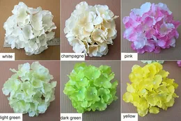 30st 18cm hortensia blomma huvud bröllop festival firande bakgrund väg ledd blomma diy artificiell dekorativ