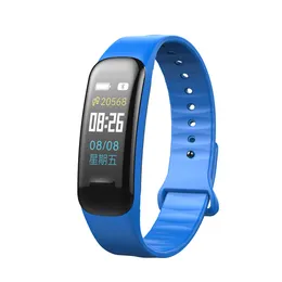 Färgskärm Smart Armband Blodtryck Smart Watch Band Hjärtfrekvens Monitor SmartWatch Fitness Tracker Armbandsur för Android iPhone