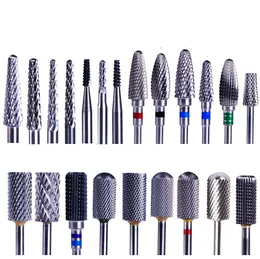 22 Types Nail Drill Bits Electric Manicure Drill Machine Accessories Dead Skin Cutter Nail File Nail Art Tool