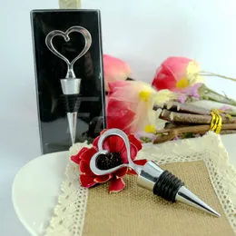 Hotsale FEIS wholesale the stainless heart bottle stoper wedding favor wedding gifts kitchen suppliers