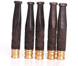 Solid Wood Cigarette Mouth Ebony Small Cigarette Mouth Rod Circulating Filter Nozzle Can Be Cleaned