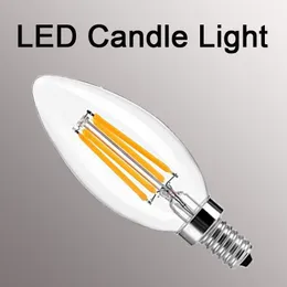 لمبة خيوط LED كلاسيكية قابلة للضايق ، لمبة زجاجية عالية الطاقة 110 فولت 220V 240V الرجعية LED Edison Lamp Light