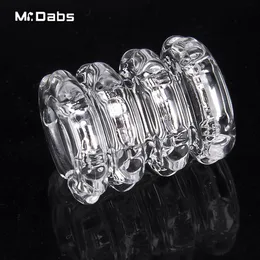 Dhl Quartz Diamond Knot Insert Nail Removable Diamonds Dnot Smoking Accessories Od 19.5mm Fit Loop Quartz Banger for Glass Bong Oil Rigs