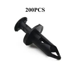 NYA 200st-lot Black Nylon Fender Clips Body Nitets Trim för Honda Polaris RZR 90653-HC4-900 7661855 90653HC4900193F