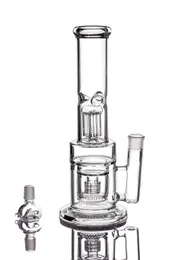 15,7 tum Funktionsvattenrör glasbubblare Huvudt glas dabbar riggar tjocka glas vatten bongs rökrörspappningar med 18 mm