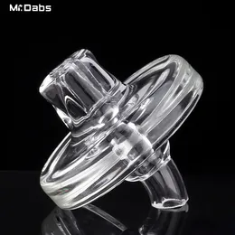 Glas Carb Caps 38mm Durchmesser Domeless Carb Kappe Glas UFO Carb Cap Für Quarz Banger Tupfen Rigs Oil Rigs