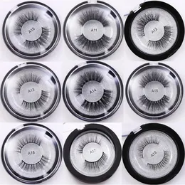 22 Styles 3D Mink Eyelashes 3D Mink Hair False Eyelashes 100% Real Mink Lashes Crossing Fake Eye Lashes Natural Long Thick Eyelash