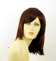 mid length wig for women brown wick copper intense ref: TAMARA 322 PERUK
