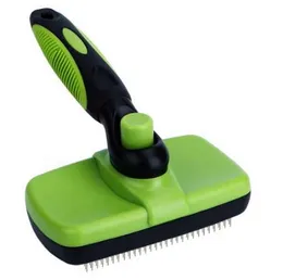 Gomaomi Pet Grooming Brush Pettine Furmins Dog Self Cleaning Slicker Brush per cani di taglia piccola Cat Short Short