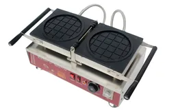1-skiva Okonfigurationsanvändning Non Stick Turnable 110V 220V Electric Donut Waffle Baker Maker Machine Iron LLFA