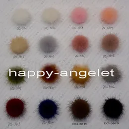 50 pezzi in un colore 40 mm Pelliccia artigianale pompon palla pom pom pompon per abbigliamento scarpe Forcine accessori ornamento per capelli GR101