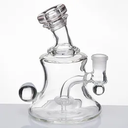 14mm samice szklane rury wodne szklane wieszak na paznokci Pyrex platformy olejowe szklane bulg gruby recykler ringa olejowa BUBBLER HOISHS do palenia 927