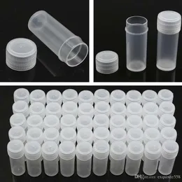 100st Liten Plastflaska, Personlig Hälsa PP Plastflaskor 5 gram Partihandel Förpackningsflaska Flaskflaska Förvaringsbehållare