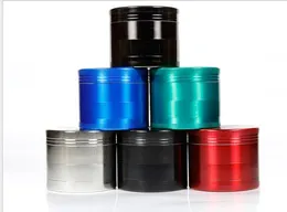 Hot - Selling 55mm 63mm 75mm Multi-color Zinc Alloy 4 - Layer Cigarette Grinder