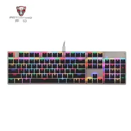 Nowy Motospeed CK94 USB Wired RGB Gaming Gaming NKRO Super Slim Mechanical Keyboard Slim