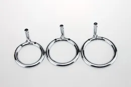 Rostfritt stål Man Chastity Device Cock Cages Ytterligare kukar Ring 3 Storlek Välj Vuxen Sex BDSM Leksaker