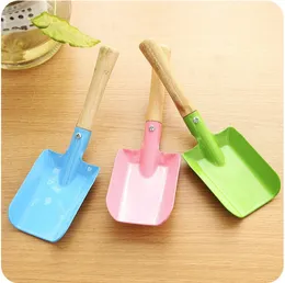 Small Garden Shovel Wooden Handle Iron Shovel Garden Spade Digging Garden Tools Kids Spade Tool wen6081