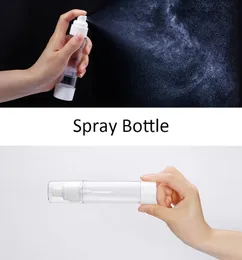 10 sztuk / partia Atomizer Refillable Pump Butelki Spray Dobrej jakości Jasne butelki jako plastikowa pusta drobna butelka rozpylacza mgły, 1,76oz