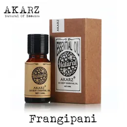 Akarz känd varumärke naturlig aromaterapi frangipani eterisk olja aromaterapi ansikte kropp hudvård