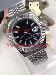 Best-Sellingmens Wristwatches Sapphire 41mm Czarny Dial Męski Zegarek Biznes ETA2813 Ruch Automatyczny sport
