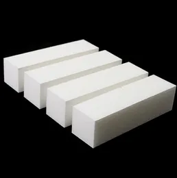 50PCs Hot Selling Wholesale White Buffing Sliping Files Block Pedicure Manicure Care Nail Art Buffer Gratis frakt