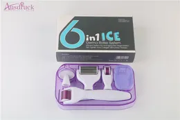 Zapisz więcej pieniędzy! Pro 6in1 Ice Skin Roller Twarzy Masaż Ciała Derma Roller Iced Wheel Anti Anti