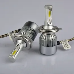 Shipping by DHL C6 Car Headlight 72W 7600LM Led Light Bulbs H1 H3 H7 9005 9006 H11 H4 H13 9007 Automobiles Headlamp 6000K