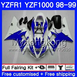 Bodywork For YAMAHA YZF R 1 YZF 1000 YZF1000 YZFR1 98 99 Frame 235HM.22 YZF-1000 Blue flames hot YZF-R1 98 99 Body YZF R1 1998 1999 Fairing