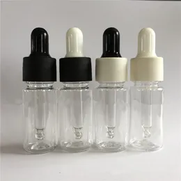 10ml liquid PET Plastic Dropper Bottle Clear Dropper Containers for Essential Oil fast shipping F1154