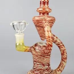 8,5-tums återvinnsfärja Bong: Vase vattenrör med oljerigg och 14 mm kvinnlig fog